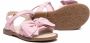 Florens leather bow touch-strap sandals Pink - Thumbnail 2