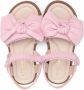 Florens leather bow touch-strap sandals Pink - Thumbnail 3