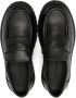 Florens logo-debossed leather loafers Black - Thumbnail 3