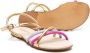 Florens open-toe leather sandals Gold - Thumbnail 2