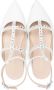 Florens studded pointed-toe ballerina shoes White - Thumbnail 3
