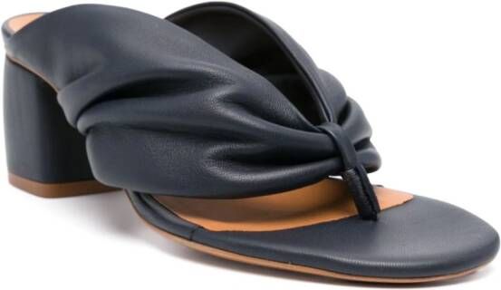 Forte 55mm leather sandals Blue