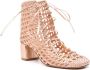 Forte 60mm woven ankle boots Pink - Thumbnail 2