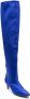 Forte 70mm satin knee-high boots Blue - Thumbnail 2