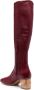 Forte 75mm knee-high leather boots Red - Thumbnail 3