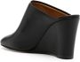 Forte 85mm round-toe leather mules Black - Thumbnail 3