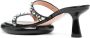 Francesca Bellavita Lilith 60mm leather sandals Black - Thumbnail 3