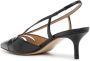 Francesco Russo 55mm snakeskin-effect leather pumps Black - Thumbnail 3