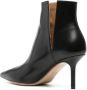 Francesco Russo 80mm pointed-toe leather ankle boots Black - Thumbnail 3