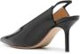 Francesco Russo 80mm pointed-toe slingback pumps Black - Thumbnail 3