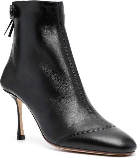 Francesco Russo ankle-length 80mm boots Black