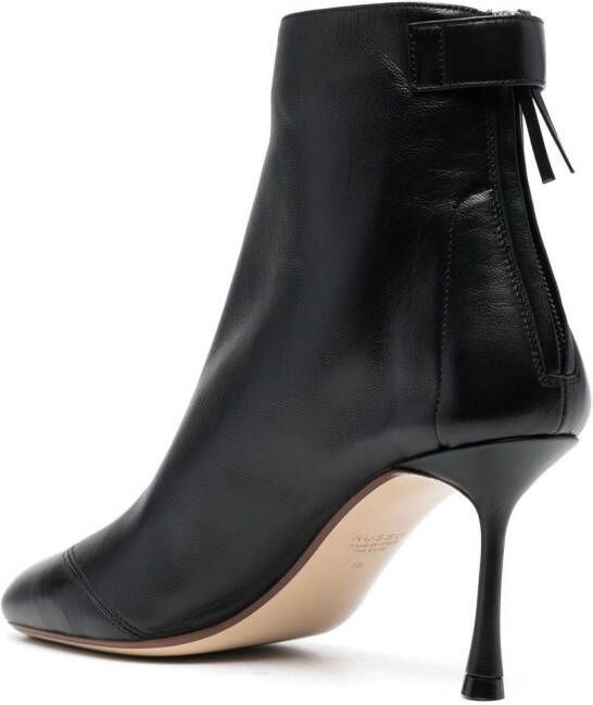 Francesco Russo ankle-length 80mm boots Black