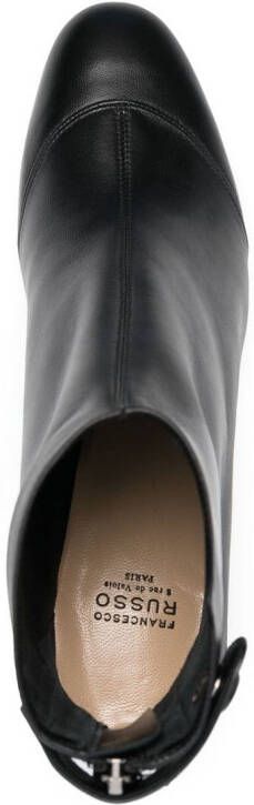 Francesco Russo ankle-length 80mm boots Black
