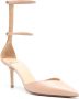 Francesco Russo double-strap 75mm leather pumps Neutrals - Thumbnail 2