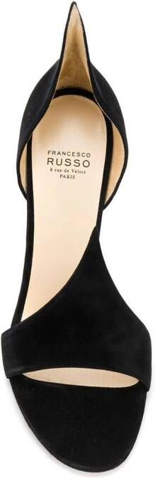 Francesco Russo open toe sandals Black