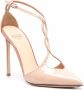 Francesco Russo pointed patent leather pumps Neutrals - Thumbnail 2