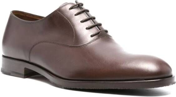 Fratelli Rossetti 20mm leather oxford shoes Brown