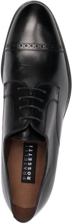 Fratelli Rossetti calf-leather brogue shoes Black