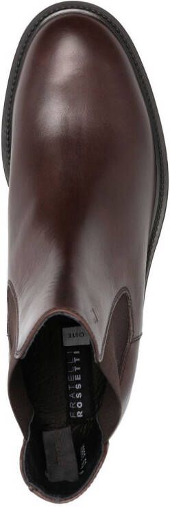 Fratelli Rossetti elasticated side-panel boots Brown