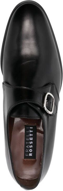 Fratelli Rossetti front-buckle monk shoes Black