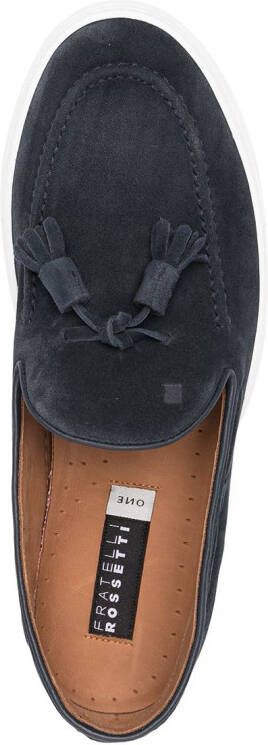 Fratelli Rossetti front tassel loafers Blue