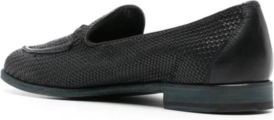 Fratelli Rossetti interwoven leather loafers Blue