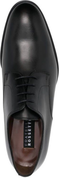 Fratelli Rossetti lace-up leather derby shoes Black