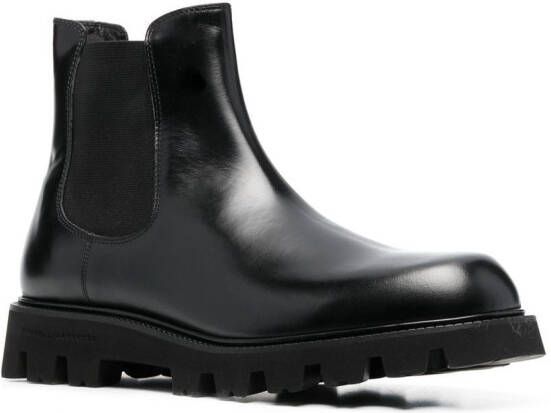 Fratelli Rossetti leather chelsea boots Black