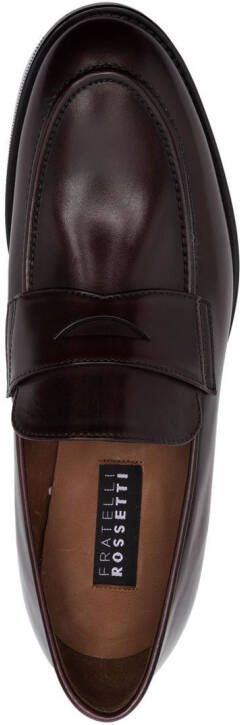 Fratelli Rossetti leather Penny loafers Brown