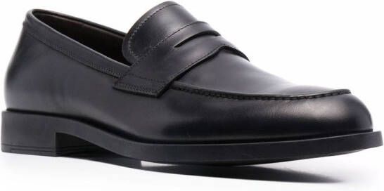 Fratelli Rossetti low-heel leather loafers Black