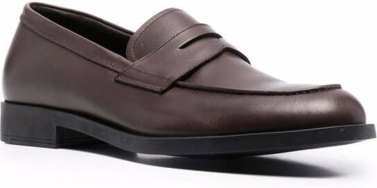 Fratelli Rossetti low-heel leather loafers Brown