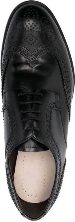 Fratelli Rossetti polished leather brogues Black