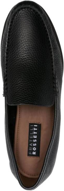 Fratelli Rossetti slip-on leather loafers Black