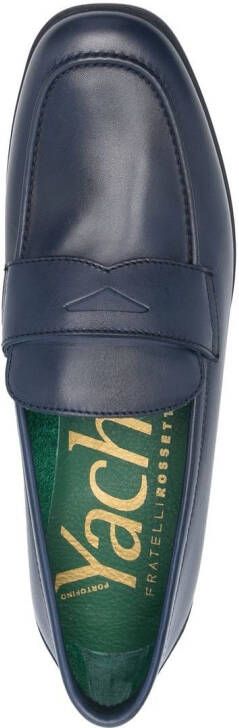 Fratelli Rossetti slip-on leather penny loafers Blue