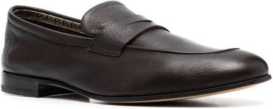 Fratelli Rossetti slip-on leather penny loafers Brown