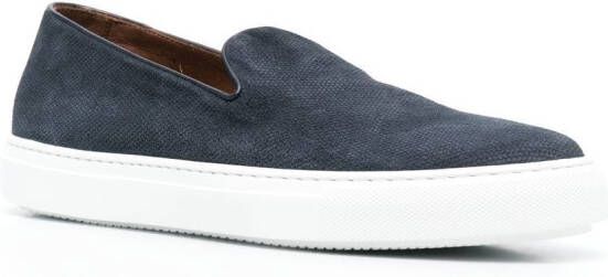 Fratelli Rossetti slip-on suede sneakers Blue