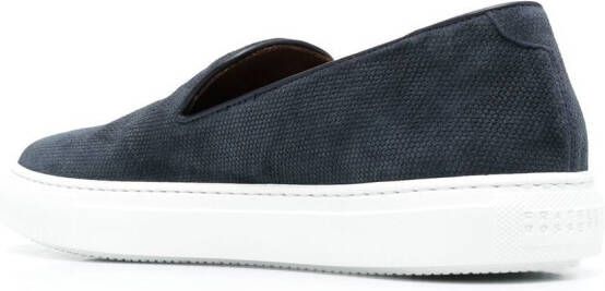 Fratelli Rossetti slip-on suede sneakers Blue