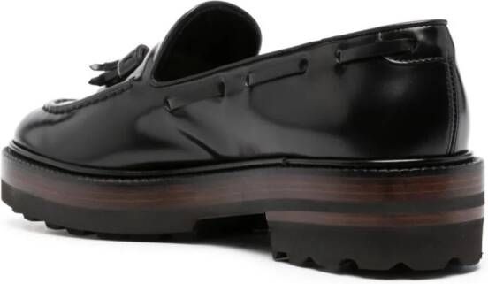 Fratelli Rossetti tassel-detail leather loafers Black