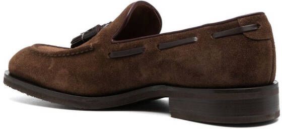 Fratelli Rossetti tassel-detail suede loafers Brown
