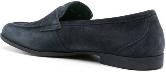 Fratelli Rossetti Yacht suede penny loafers Blue
