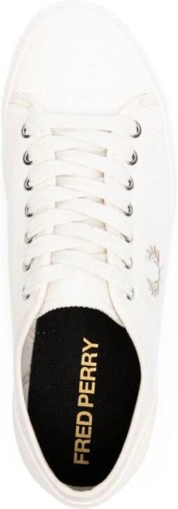 Fred Perry Low Hughes canvas sneakers White