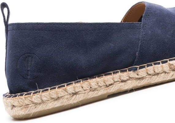 Frescobol Carioca Helio suede espadrilles Blue