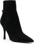 Furla 100mm pointed-toe leather boots Black - Thumbnail 2