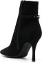 Furla 100mm pointed-toe leather boots Black - Thumbnail 3