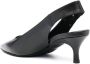 Furla 65mm leather slingback pumps Black - Thumbnail 3