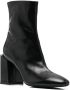 Furla 85mm block-heel leather ankle boots Black - Thumbnail 2