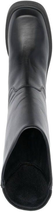 Furla Attitude leather mid-calf boots Black