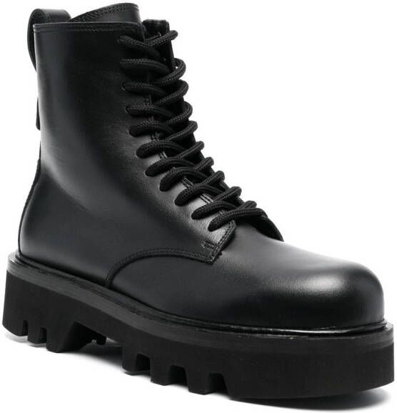 Furla Chelsea leather boots Black
