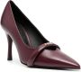 Furla Core 80mm leather pumps Red - Thumbnail 2