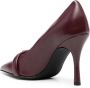 Furla Core 80mm leather pumps Red - Thumbnail 3